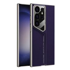 Per Samsung Galaxy S24 Ultra 5G GKK Blade Custodia per telefono in pelle ultrasottile a copertura totale (viola)