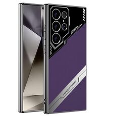Custodia per telefono antiurto in pelle GKK Esports per Samsung Galaxy S24 Ultra 5G (viola)