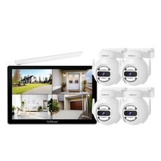 SriHome NVS010-IPC047 Set videoregistratore di rete WiFi Ultra HD a 4 canali (spina AU)