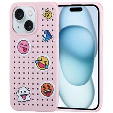 Custodia per telefono con dissipazione del calore serie TGVIS Cool per iPhone 15 (rosa)