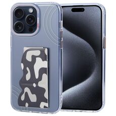 Per iPhone 15 Pro Max Custodia per telefono pieghevole TGVIS Art Series (bianca)