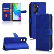Per vivo Y03 4G Skin Feel custodia magnetica in pelle con vibrazione (blu)
