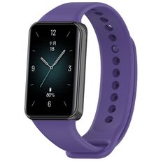 Per cinturino per orologio in TPU tinta unita Honor Band 9 (viola)