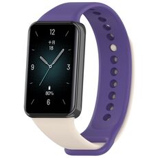 Cinturino per orologio in TPU tinta unita per Honor Band 9 (Starlihgt + viola)