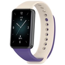 Per cinturino per orologio in TPU tinta unita Honor Band 9 (viola + Starlight)