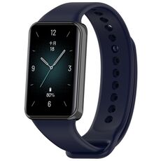 Cinturino per orologio in TPU tinta unita per Honor Band 9 (blu scuro)