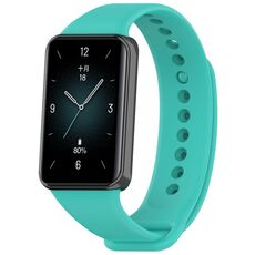 Per cinturino per orologio in TPU tinta unita Honor Band 9 (verde acqua)