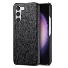 Per Samsung Galaxy S23+ 5G Custodia per cellulare con retro in pelle Litchi Oil Edge (nera)