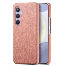 Per Samsung Galaxy S24+ 5G Custodia per telefono con retro in pelle Litchi Oil Edge (rosa)