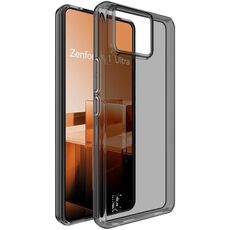 Per Asus Zenfone 11 Ultra 5G imak UX-5 Series Custodia protettiva in TPU trasparente antiurto (nero trasparente)