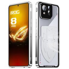 Custodia per telefono con raffreddamento in metallo per ASUS ROG Phone 8/8 Pro (argento)