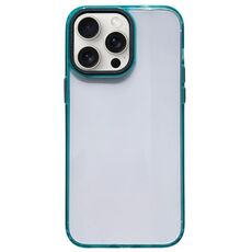 Per iPhone 15 Pro Max 2 in 1 Custodia per telefono antiurto trasparente in acrilico (verde)