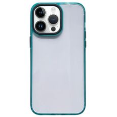 Per iPhone 14 Pro 2 in 1 Custodia per telefono antiurto trasparente in acrilico (verde)