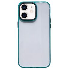 Per iPhone 12 Pro Max 2 in 1 Custodia per telefono antiurto trasparente in acrilico (verde)