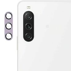 Per Sony Xperia 10 V IMAK Metal Armor Premium Pellicola protettiva per fotocamera (viola)