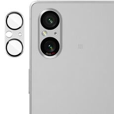 Per Sony Xperia 5 V IMAK Metal Armor Premium Pellicola protettiva per fotocamera (Argento)