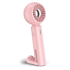 Mini ventilatore elettrico con supporto portatile e invisibile TGVIS (rosa)