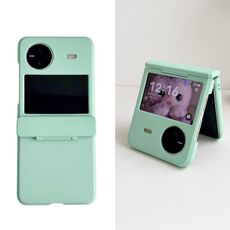 Per vivo X Flip Skin Feel PC Custodia antiurto a copertura totale (verde chiaro)