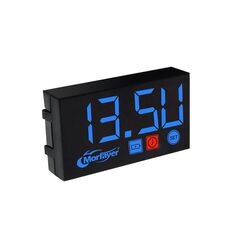 Voltmetro digitale compatto con display a LED, specifica: 3 in 1 blu
