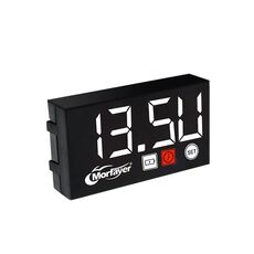 Voltmetro digitale compatto con display a LED, specifica: 3 in 1 bianco