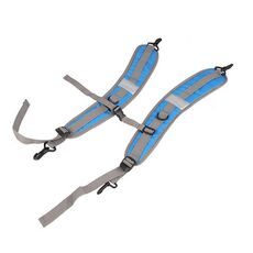 Borsa a tracolla doppia Cinghia ispessente impermeabile Sport all'aria aperta Camping Catena Portapacchi (Blu)