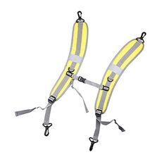 Borsa a tracolla doppia Cinghia ispessente impermeabile Sport all'aria aperta Campeggio Portapacchi a catena (giallo)