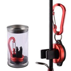 LUYA Gancio per canna da pesca Clip per porta canna da pesca per canne da 2 mm-11 mm (rosso)