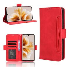 Per OPPO Reno11 Pro 5G Global Skin Feel Calf Texture Slot per schede Custodia in pelle per telefono(Rosso)