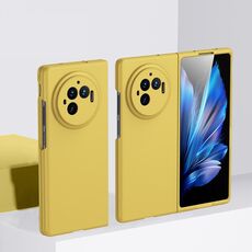 Custodia per telefono antiurto a copertura totale per vivo X Fold3 Skin Feel PC (giallo limone)
