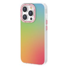 Per iPhone 14 Pro Custodia per telefono a colori sfumati serie TGVIS Grace (blu colorato)