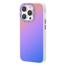 Custodia per telefono a colori sfumati serie TGVIS Grace per iPhone 14 Pro (viola tramonto)