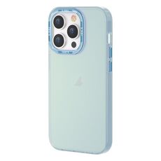 Per iPhone 14 Pro Custodia per telefono a colori trasparente serie TGVIS Grace (azzurro)