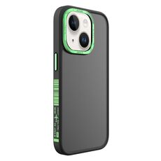 Per iPhone 14 Plus Custodia per telefono con cornice moda TGVIS Vibrant Series (nera)