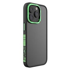 Custodia per telefono con cornice moda TGVIS Vibrant Series per iPhone 14 Pro (nera)