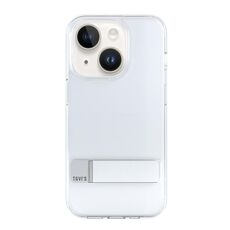 Custodia pieghevole per telefono con supporto pieghevole per iPhone 14 TGVIS Stand (trasparente)