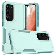 Per Samsung Galaxy S23+ 5G 2 in 1 PC + custodia per telefono in TPU (verde chiaro)