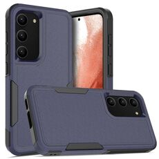 Per Samsung Galaxy S23+ 5G 2 in 1 PC + custodia per telefono TPU (blu scuro)