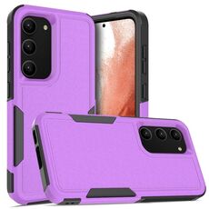 Per Samsung Galaxy S23+ 5G 2 in 1 PC + custodia per telefono TPU (viola)