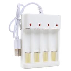 Caricabatteria USB veloce a 4 slot Batteria ricaricabile AA/AAA Scatola di ricarica universale a quattro slot, modello: con cavo