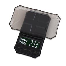 Modello di batteria 2 kg/0,1 g Cassetta degli attrezzi portatile Strumento per pesare gioielli con bilancia digitale con temporizzazione
