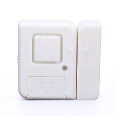 Campanello magnetico senza fili Allarmi per porte e finestre Allarmi antifurto a prova di lupo con adesivo forte(Bianco)