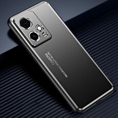 Custodia per telefono in metallo satinato per Honor 90 GT (nera)