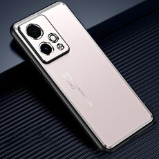 Custodia per telefono in metallo satinato per Honor 90 GT (oro)