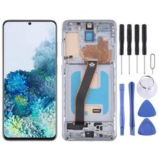 Per Samsung Galaxy S20 SM-G980 TFT LCD Screen Digitizer assemblaggio completo con cornice