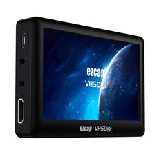 Ezcap 180 VHSDigi Scatola di registrazione per acquisizione video con schermo da 4,3 pollici (nero)