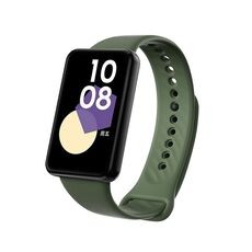 Cinturino per orologio in TPU con fibbia nera per Honor Band 9 (verde scuro)