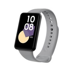 Cinturino per orologio in TPU con fibbia nera per Honor Band 9 (grigio)