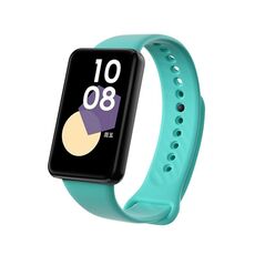 Cinturino per orologio in TPU con fibbia nera per Honor Band 9 (verde acqua)