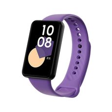 Cinturino per orologio in TPU con fibbia nera per Honor Band 9 (viola)