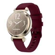 Per cinturino per orologio in silicone Garmin Lily 2 (rosso vino)